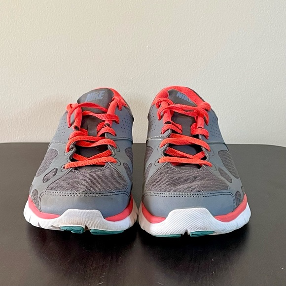 Nike Womens Flex 2012 RN 512108-013 Gray/Orange Running Shoes Sneakers - Size 8 - Picture 5 of 8